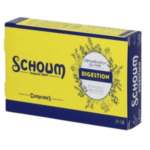 Les Trois Chênes - Schoum Digestion - 30 comprimés
