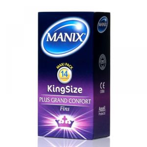 Manix - KingSize plus grand confort - 14 préservatifs