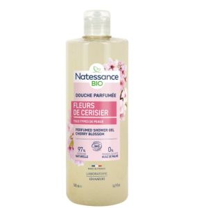 Natessance - Bio Douche parfumée à la fleur de cerisier - 500ml