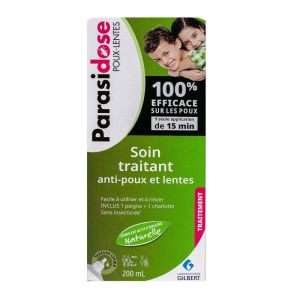 Parasidose - Soin traitant anti-poux et lentes + 1 Charlotte de protection - 200ml