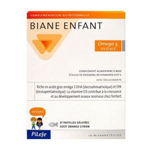 Pileje - Biane Enfant - 27 pastilles gélifiées