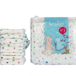 Tiniloo - Couches Taille 2 Etoile 3-6 kg - 28 couches