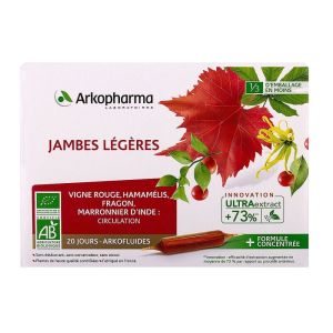 Arkofluides - Jambes  Légères - 20 Ampoules