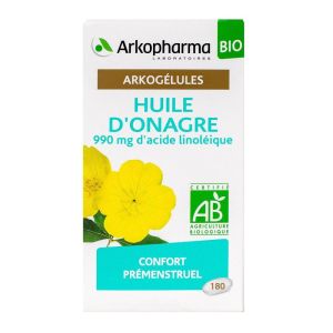 Arkopharma - Huile d'Onagre Confort prémenstruel 60 jours - 180 gélules