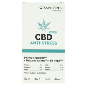 Granions - CBD Anti-stress - 30 comprimés