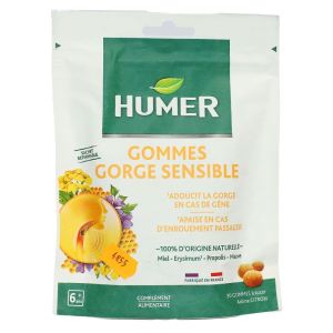Humer - Gommes gorge sensible - 30 gommes