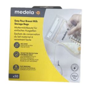 Medela - Sachets de Conservation pour Lait Maternel à Versement Facile - 50 sachets