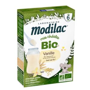 Modillac - Mes céréales bio Vanille 6mois + - 250g