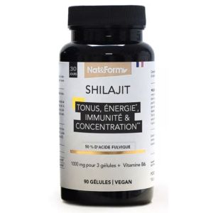 Nat&Form - Shilajit - 90 gélules