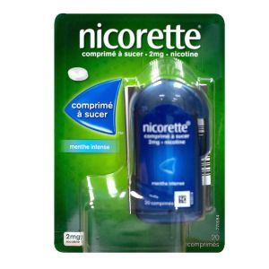Nicorette - Nicotine 2mg Menthe intense - Comprimé à sucer