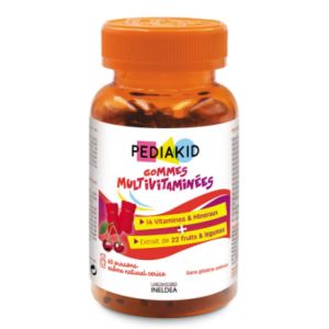 Pediakid - Gommes multivitaminées - 60 oursons