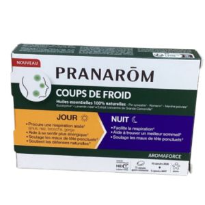 Pranarom -  Aromaforce - Coups de Froid Jour/Nuit -15 Capsules