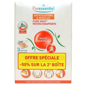 Puressentiel - Pure Heat Patch chauffant - 2x3patchs