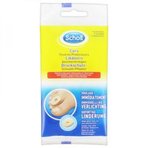 Scholl - Feutres Protecteurs Cors - 9 feutres mousse