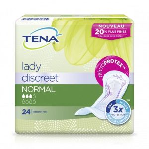 TENA - Lady discreet Normal - 24 serviettes
