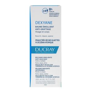 Ducray - Dexyane baume émollient anti-grattage visage et corps - 200 ml