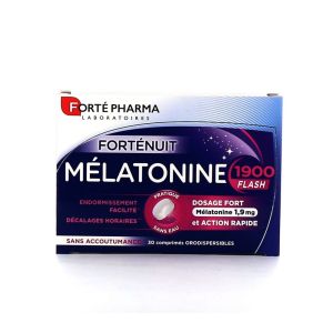 Forté Pharma - Forténuit Mélatonine 1900 Flash - 30 comprimés orodispersibles