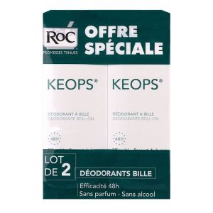 Keops - Déodorant à bille - 2x30ml