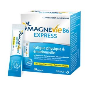 Magnévie B6 express - 30 sachets