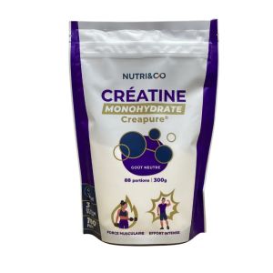 Nutri&Co - Créatine monohydrate Creapure - 300g