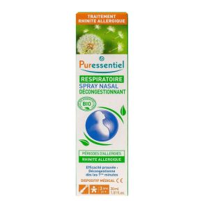 Puressentiel - Respiratoire Spray nasal décongestionnant - 30ml