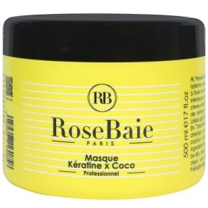 RoseBaie - Masque à la kératine et à l'huile de coco - 500ml