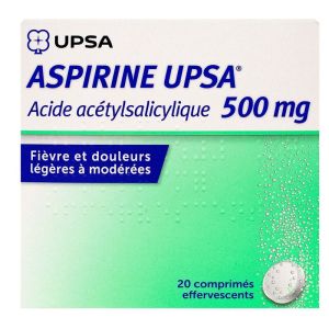 Aspirine 500mg - 20 comprimés effervescents