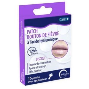 EG Labo - Patch bouton de fièvre à l'acide hyaluronique - 15 patchs