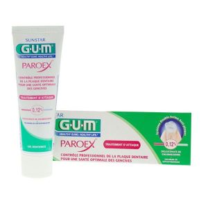 GUM - Gel dentifrice - Paroex traitement d'attaque - 75 ml