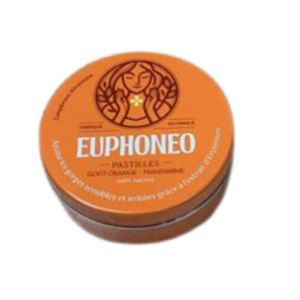 Mayoly - Euphon Euphoneo pastilles orange-mandarine sans sucres - 50g