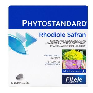 Pileje - Phytostandard Rhodiole Safran - 30 comprimés