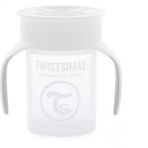 Twistshake - Tasse 360 ​​6+m Blanc 230ml