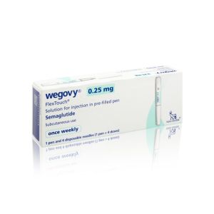 Wegovy 0.25mg solution injectable en stylo pré-rempli