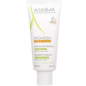 A-Derma - Crème émolliente anti-grattage Exomega control - 200ml