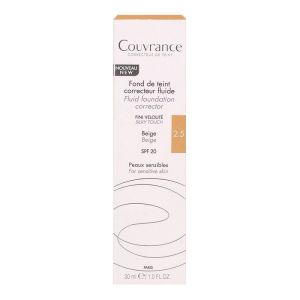 Avène - Couvrance - Fond de teint correcteur fluide SPF 20- 30mL - 2.5 Beige