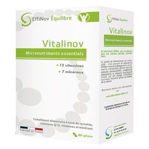 Effinov Vitalinov Réduction de la fatigue - 60 gélules