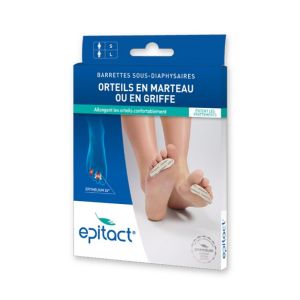 Epitact - Barrettes sous-diaphysaires Orteils en marteau ou en griffe - 1 paire