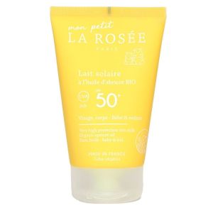 La rosée -  Mon petit Lait solaire à l'huile d'abricot BIO SPF50+ - 125ml