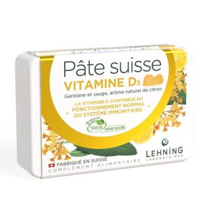 Lehning - Pates Suisse Vitamine D3 - 40 gommes