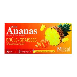 Milical - Extra Ananas brûle-graisses - 7 doses de 10 ml