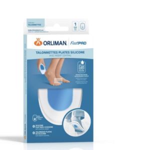 ORLIMAN - Talonnettes silicone avec insert latéral