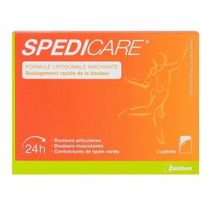 Spedicare - Douleurs musculaires et articulaires - 3 patchs