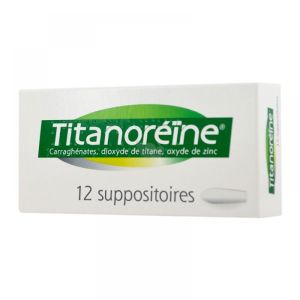 Titanoréïne - 12 suppositoires