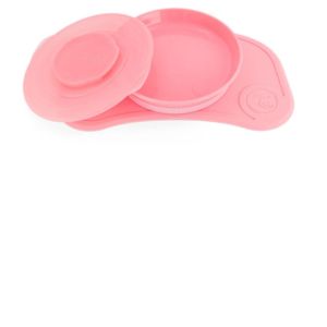 Twistshake - set assiette bol et tapis anti-déeapant +6 mois rose