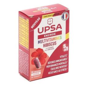 Upsa - Energie multivitamines 5en1 hibiscus - 30 comprimés