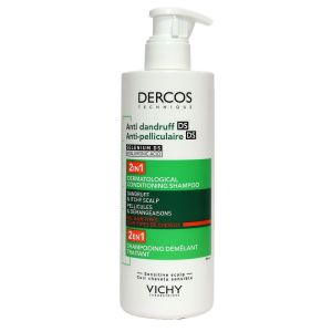 Vichy - Dercos Shampooing démêlant 2en1 anti pelliculaire DS - 390ml