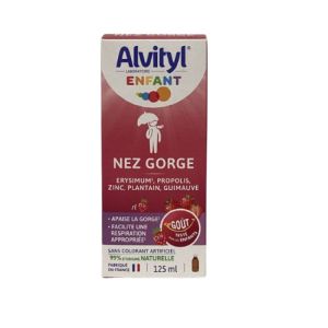 Alvityl - Enfant Nez et Gorge Goût Fraise - 125ml