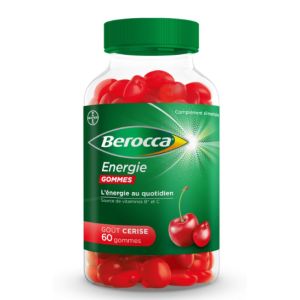 Bayer - Berocca Energie gommes goût cerise - 60 gommes