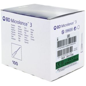 BD - Aiguilles hypodermiques BD Microlance 3 0,8mmx25mm