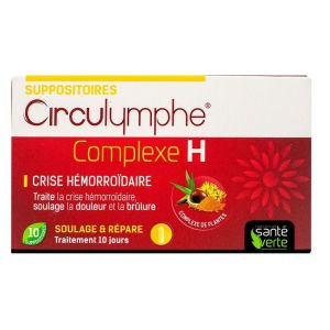 Circulymphe - Complexe H - 10 Suppositoires